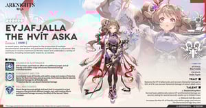 This is the Avatar Image for the Eyjafjalla the Hvit Aska/Eyjafjalla (Arknights JP) AI Voice and Text to Speech Generator